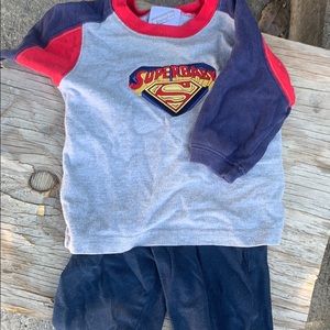 supermen boy set 6-9 months